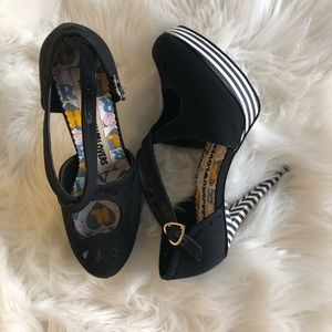 Gwen Stefani Vintage Harajuku Lovers Black Platform